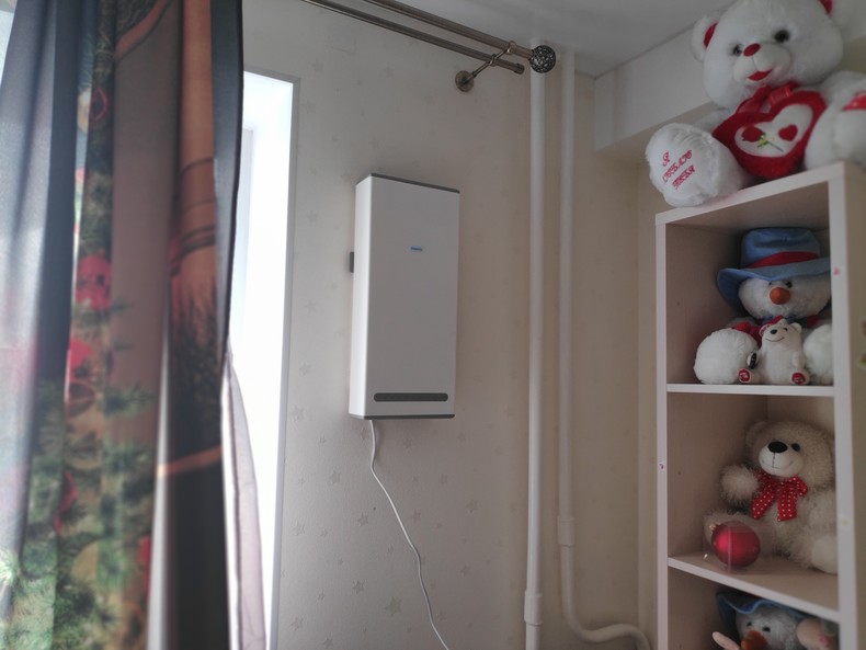 (Снято с производства) Рекуператор воздуха Vakio Window PLUS для окон и стен от 10 мм